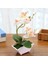 Yapay Orkide Bonsai Faux Çiçek Kapalı Açık Ofis Ev Dekor Beyaz (Yurt Dışından) 2