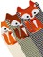 3D Tilki Desenli Kız Çocuk Çorabı 3lü Set 2