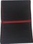 Kia Schuma 2 2001-2004 Direksiyon Kılıfı Carbon V Akantara Krmızı Yüzük 2