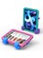 Apple iPad 10.2" 2021 (9.nesil) Fuchsia Eva Boxer Kılıf Standlı Yumuşak Eğlenceli Darbeye Dayanıklı Silikon Tablet Kılıfı Koyu Pembe 5