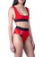 Bikini Takımı - U Yaka Kırmızı Yüksek Bel 1