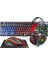 Kmk-91 Eco Rgb Gökkuşağı Aydınlatmalı USB Gaming Set Klavye+Mouse+Pad+Kulaklık 1