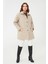 Kadın Kapitone Ceket Bej 2