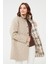 Kadın Kapitone Ceket Bej 3