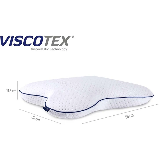 Viscotex Kelebek Yastık 56x48x14 cm / Butterfly Pillow