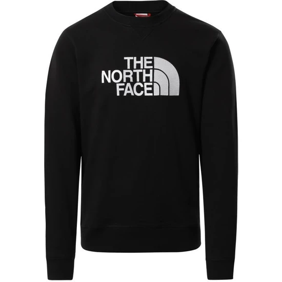The North Face The North FaceDrew Peak Crew Erkek Sweatshirt Siyah