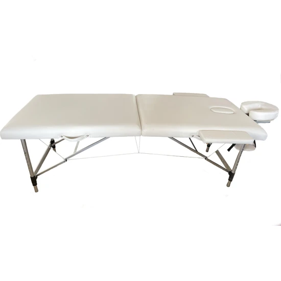 Maxi Katlanabilir Metal Masaj Masası,
çanta Tipi Masaj ve Yatağı Beyaz