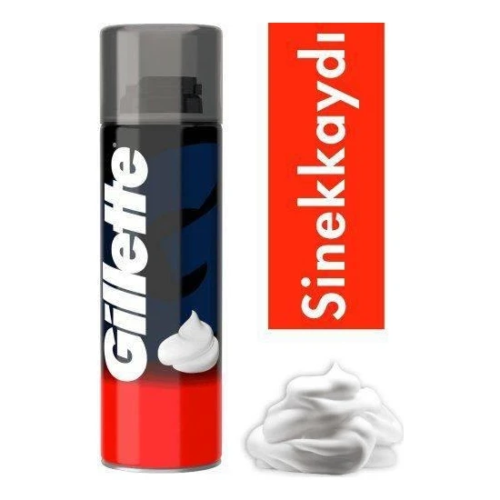 Gillette Marka: Gillette Sinek Kaydı Tıraş Tıraş Köpüğü 200 ml Kategori: Tıraş Köpük ve Jelleri