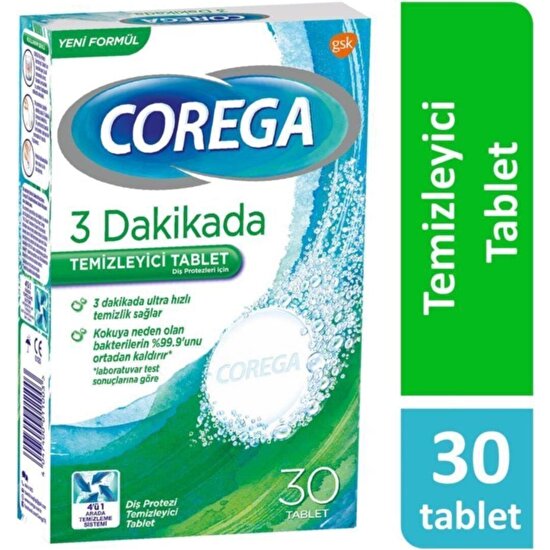 Corega Temizleyici Tablet 30'lu