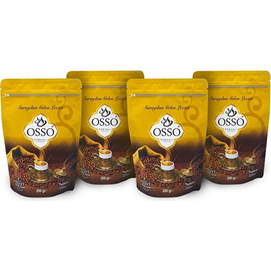 Osso Osmanlı Kahvesi 200  gr 4'lü Paket