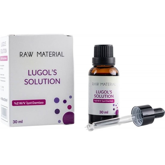 Raw Material Lugol's Solution Iyot %2 Damla 30 ml