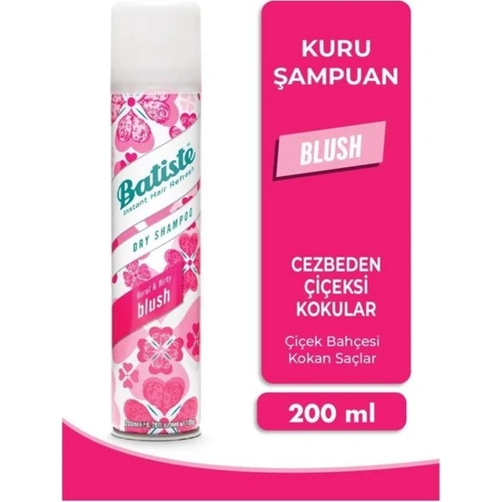 Batiste Blush Kuru Şampuan - Original Dry Shampoo 200ML