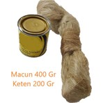 BEZE Keten ve Macun Seti Doğalgaz Macunu ve Tesisat Kendiri Birlikte
