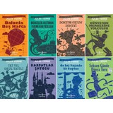 Jules Verne Çocuk Klasikleri 8 Kitap Set / Balonla Beş Hafta - Deniz Altında Yirmi Bin Fersah - On Beş Yaşında Bir Kaptan - Iki Yıl Okul Tatili - Seksen Günde Dünya Turu
