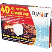 Flam Up Teknolojık Beyaz Çıra 40'lı