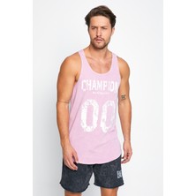 Be Green Wear Be Green Washed Gym Tank Top Pembe