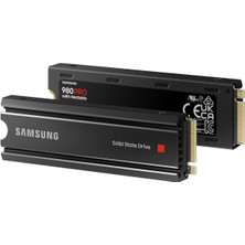 Samsung 2TB 980 Pro Soğutuculu PCIe 4.0 x4 NVMe™ 1.3c 7.000MB-5.100MB/sn M.2 (2280) SSD MZ-V8P2T0CW SSD
