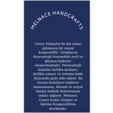 Melnace Handcrafts Tranquil Bordo Şık Kravat