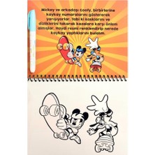 Magic Water Water Painting - Sihirli Özel Sulu Kalem ile Boyama Kitabı Disney Mickey Mouse 5 Sayfa