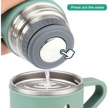 Better Life Paslanmaz Çelik Termo 500ML/16.9OZ Kahve Için Fincanlı Vakum Yalıtımlı Şişesi (Yurt Dışından)