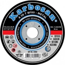 Karbosan - 115MM Kesici Taş 5'li Metal