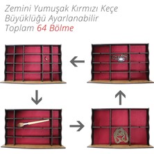 Design Otto Diamond Large Organizer Kozmetik Makyaj Kolye Küpe Yüzük Takı Kutusu Düzenleyici