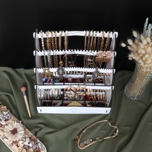 Design Otto Diamond Small Organizer Kozmetik Makyaj Kolye Küpe Yüzük Takı Kutusu Düzenleyici