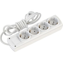 Mutlusan Olimpia Dörtlü Topraklı Grup Priz 2 Metre