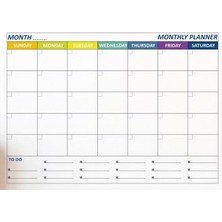 Sihirli Kağıt Monthly Planner