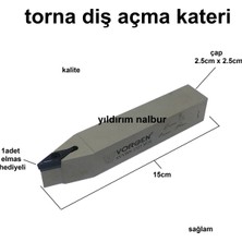 Yıldırım Nalbur Torna Diş Açma Kateri Konik Kater Elmaslı Kater