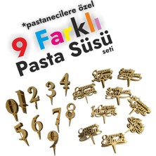 Aynalı Pastanecilere Özel Pasta Süsü