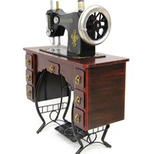 Tuğra Ticaret Dekoratif Metal Dikiş Makinesi Vintage Ev Ofis