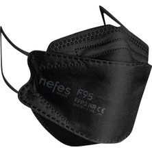 Nefes F95 (N95) Ffp2 Premium Kore Tipi Ce-Iso Sertifikalı Tek Paketli Maske 50'li