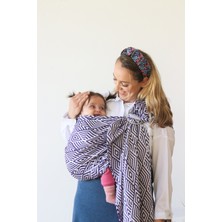 Zubu Halka Sling – Babysling  - Geometrik - Mor