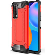 Fitcase Huawei P Smart 2021 Zırh Tank Tam Koruma Arka Kapak