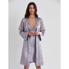 Pierre Cardin  Pierre Cardin Bayan 6lı Saten Gelin Çeyiz Seti 6955