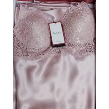 Pierre Cardin  Pierre Cardin Bayan 6lı Saten Gelin Çeyiz Seti 6955