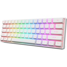 Gamak MK61 Gateron Optik Anahtarlı Kablolu RGB Mekanik Klavye