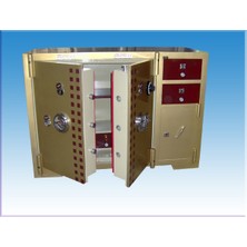 Kasataş B130K2Ç2D1M1A4 Banko Tipi Kuyumcu Kasası Dıştan Üst Üste 2 Çekm