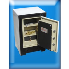 Kasataş 004A Istanbul Ofis Tipi Beyaz Tekkapılı Anahtarlı Çelik Para Kasa