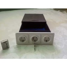 Kasataş 0085P3Ç Ev Tipi Prizle Gizlenmiş Çivi Anahtarlı Özel Yapım Çekme