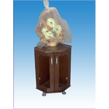 Kasataş Residence Tipi Asansör Köşe Için Italyan Ağaç Kaplama Süs Mobil