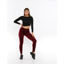 Pucka Fashion Bayan Kadife Tayt