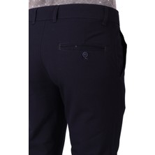 Zayfa Lacivert Slim Fit Erkek Keten Pantolon P21001