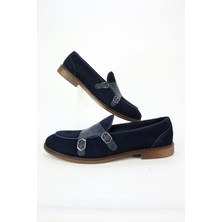 Antioch Lacivert Deri Erkek Ayakkabı