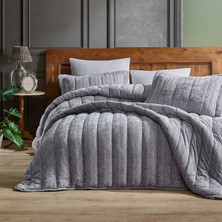 Comfort Yeni Nesil Uykuseti - 6 Parça Velvet Gümüş (230X220CM)