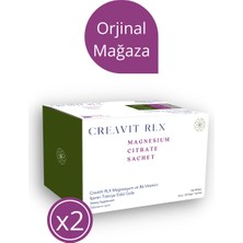 Creavit Rlx 250 Mg Magnezyum+ 5 Mg B6 Vitamini 20 Saşe x 2 Adet