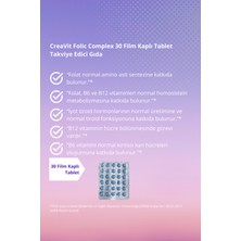 Creavit Folic Complex (400 Mcg Folik Asit) 30 Film Kaplı Tablet x 3 Adet