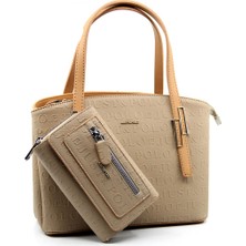 Just Polo Kadın Ayarlanabilir Askılı Omuz Çantası ve Cüzdan Kombini PBU4030-1006