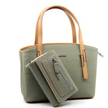 Just Polo Kadın Ayarlanabilir Askılı Omuz Çantası ve Cüzdan Kombini PBU4030-1006